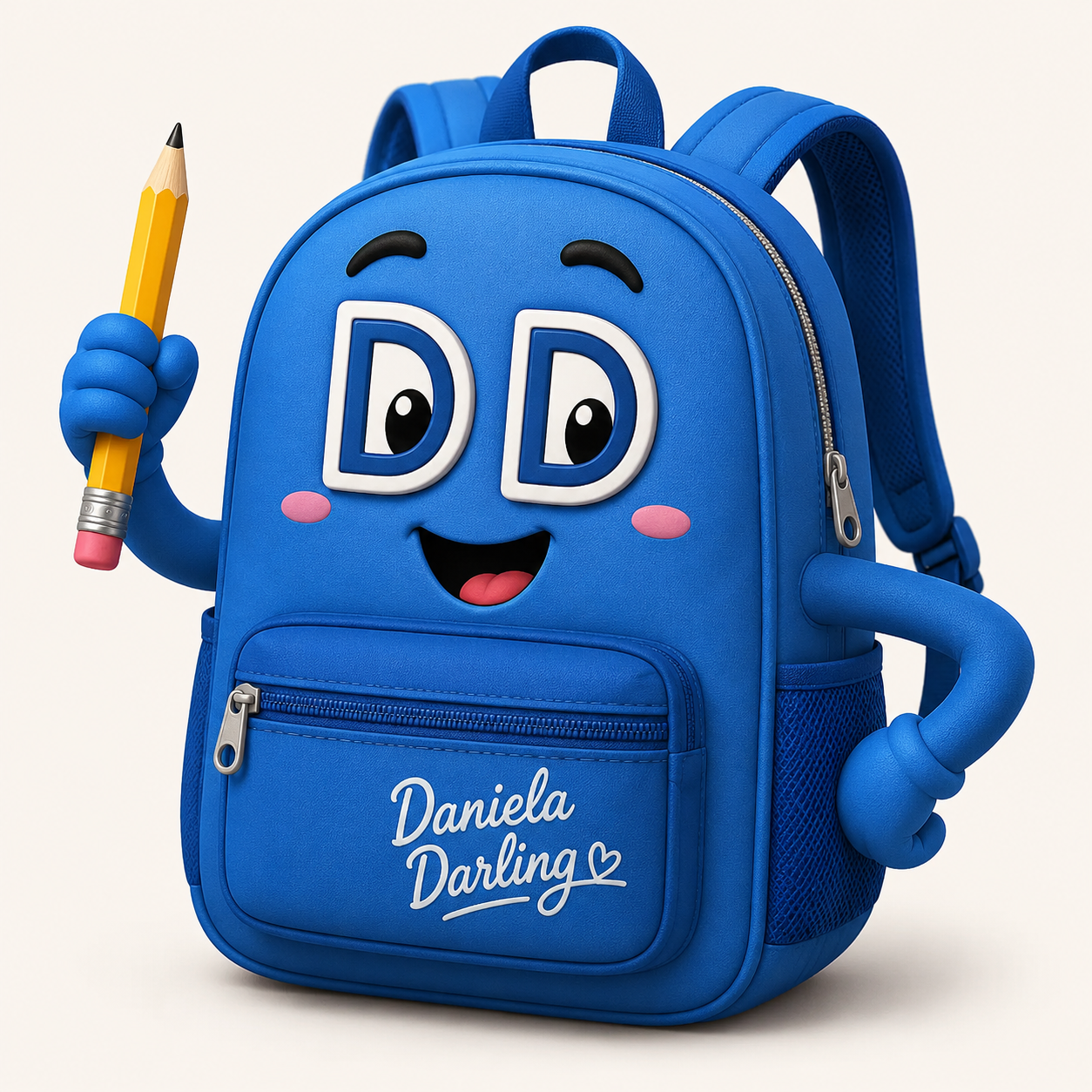 DD the backpack mascot